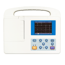 Medical Hospital Desktop Portátil Digital 3,5 polegadas Color LCD 3 canal 12 Máquina de cardiógrafo de chumbo ECG MMC32